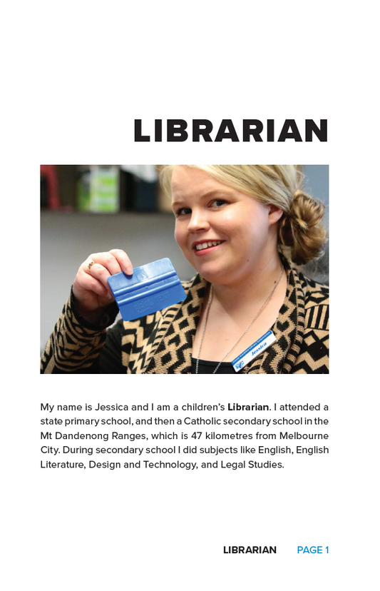 Real People, Real Careers: Librarian