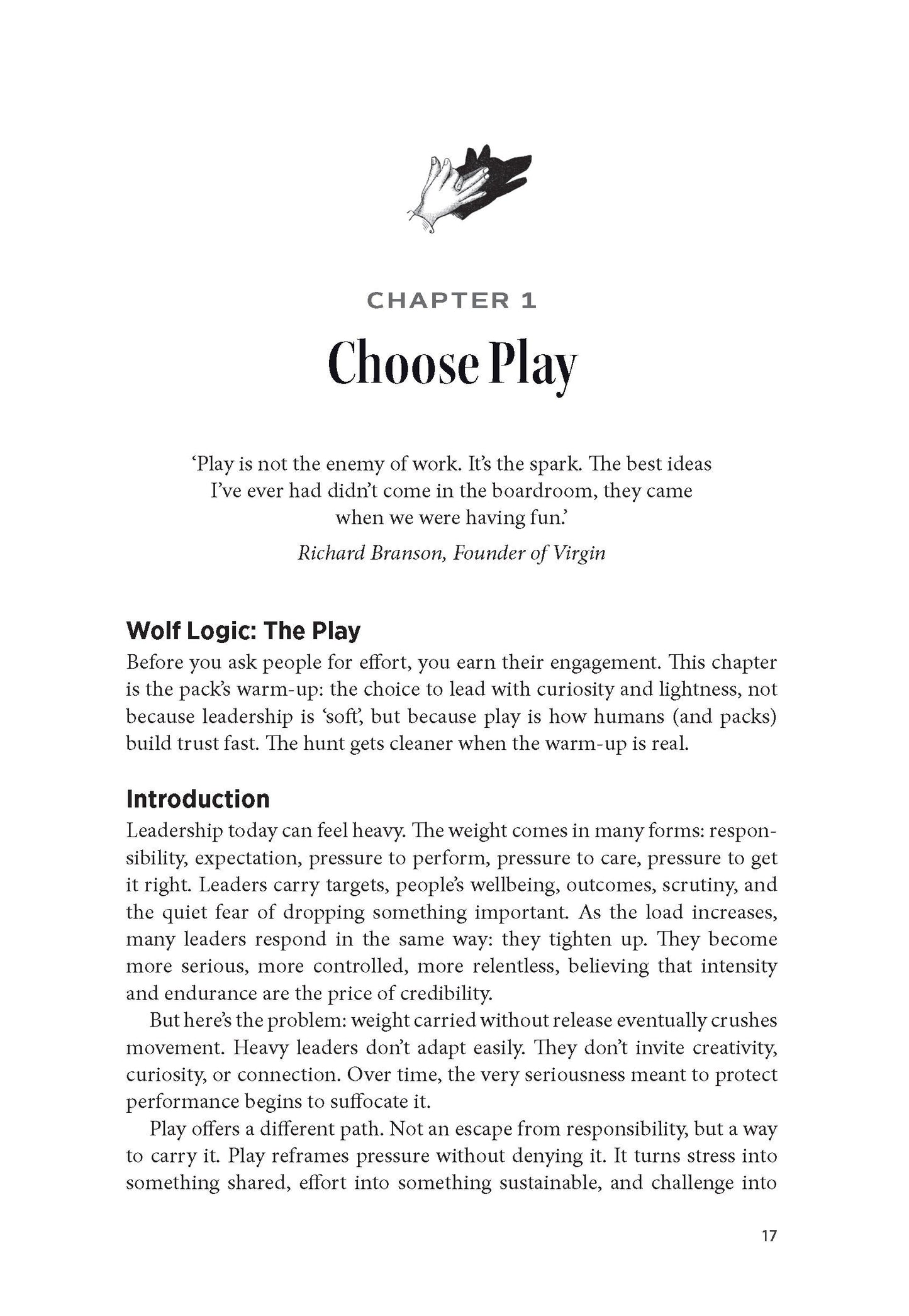 Wolf Logic. Play-Based Leadership