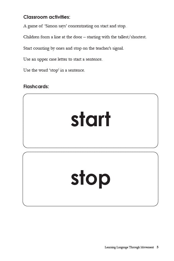 Learning Language Through Movement